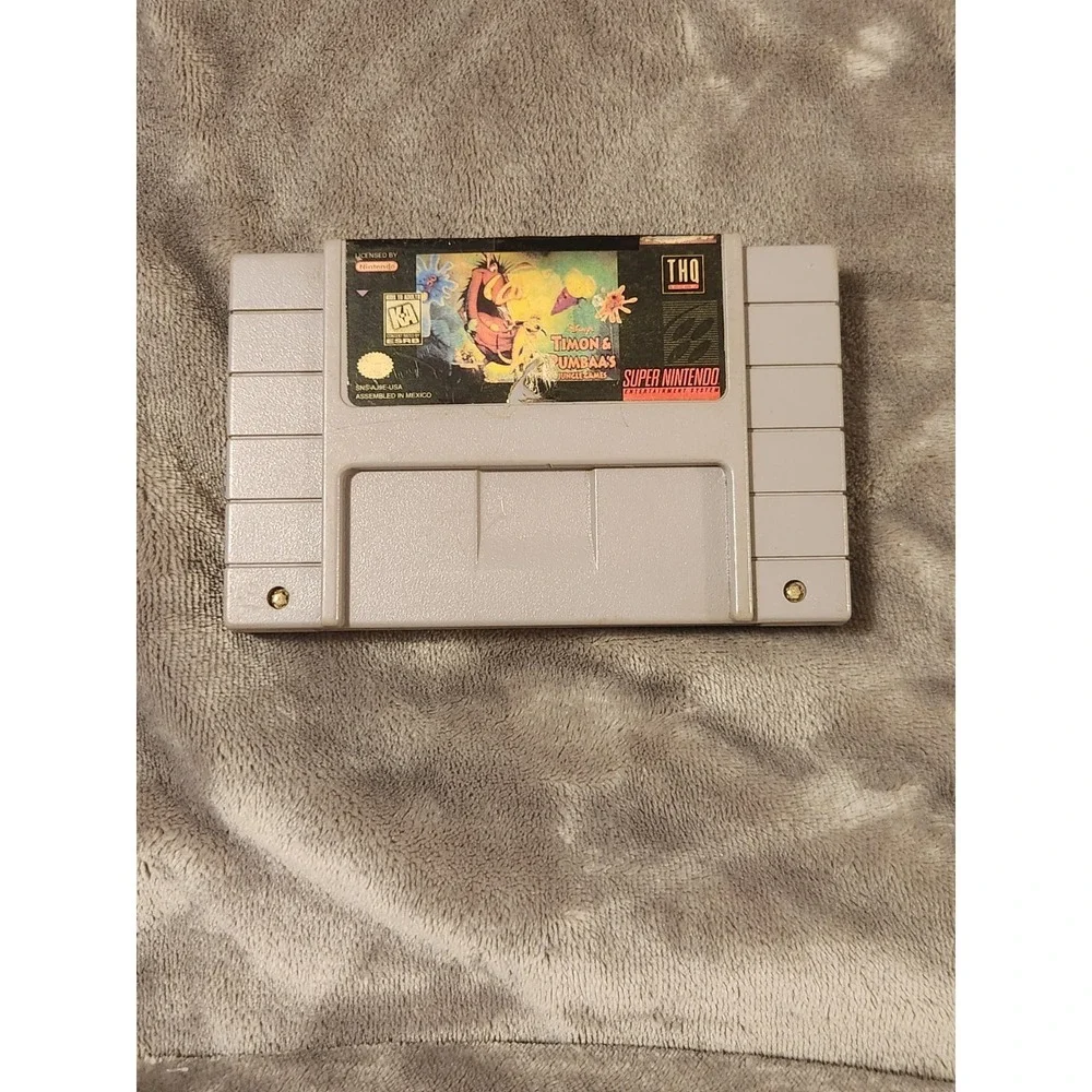 Timon and Pumbaa's Jungle Games Super Nintendo SNES